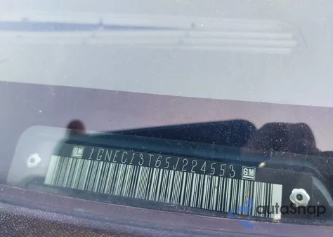 2005 Chevrolet Tahoe Lt из США, поврежденный, VIN 1GNEC13T65J224553